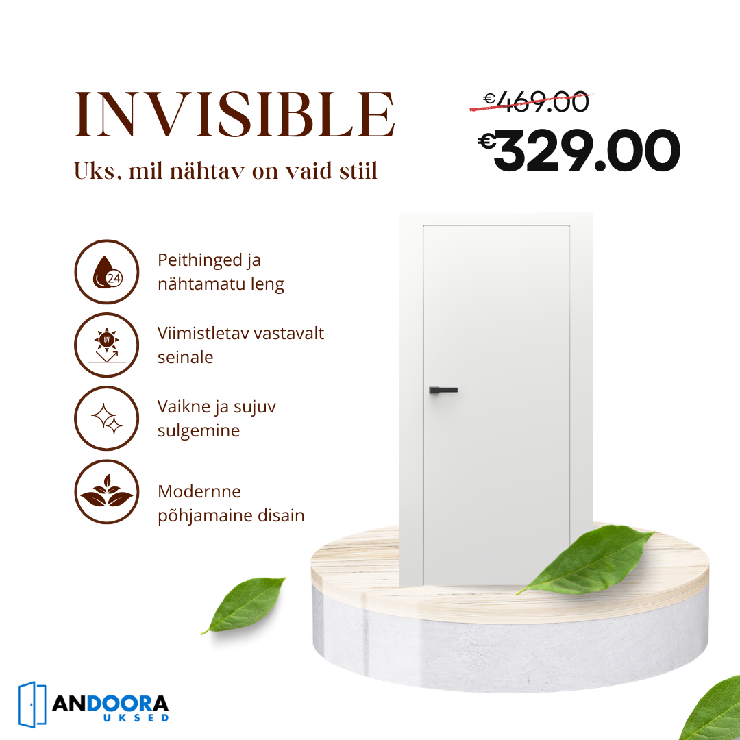 Minimalist and Modern Interior Bar Stool Product Sale Promotion Instagram Post 2 Andoora Kõik uksed ühest kohast!