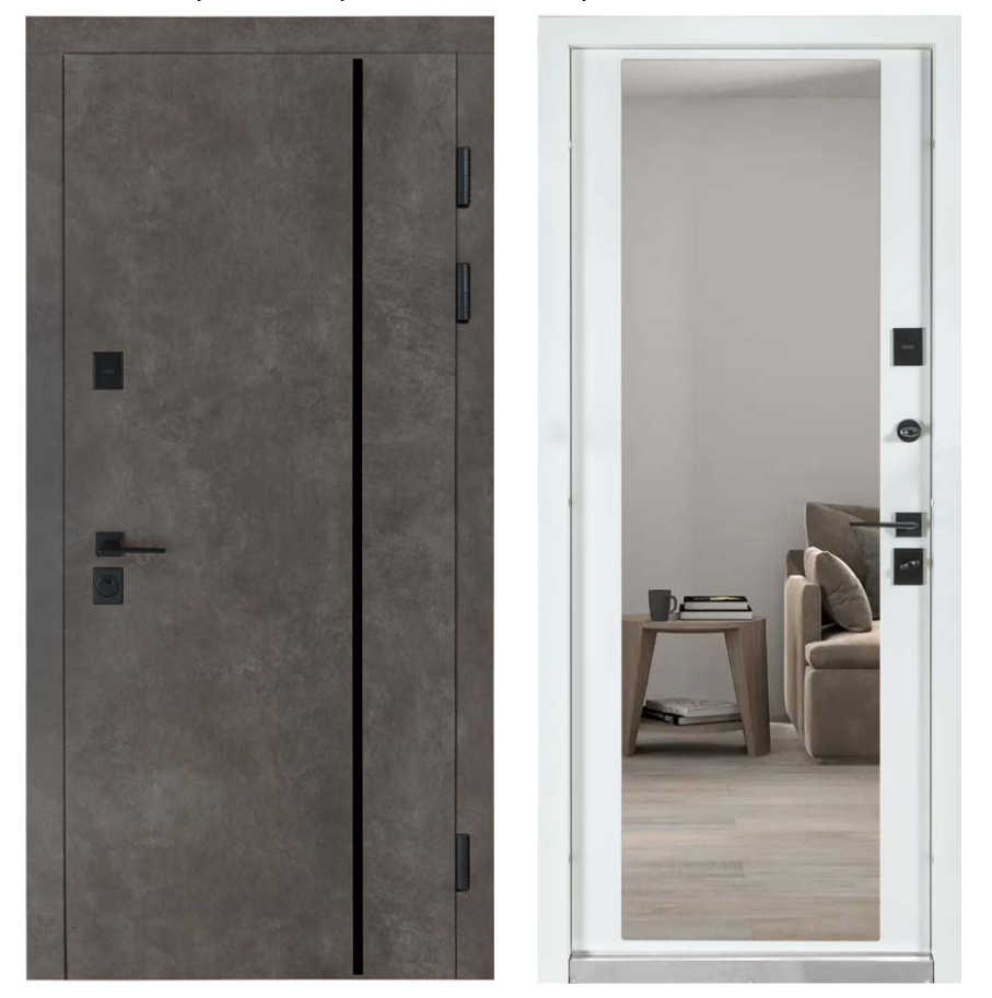 Välisuksed korterile TERMO ULTRA KVADRO Securemme model 546/607 peegliga 1 välisuksed korterile Termo Ultra Securemme mudel 546 607 peegliga metalluksed tallinnas uksed tallinnas andoora