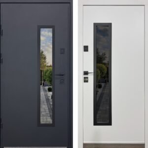 välisuksed majale PRIME MAX termokatkestusega must ral 9005 valge metalluksed tallinnas uksed tallinnas termouksed andoora